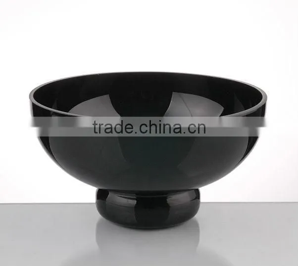 home decoration candy plate glass vase