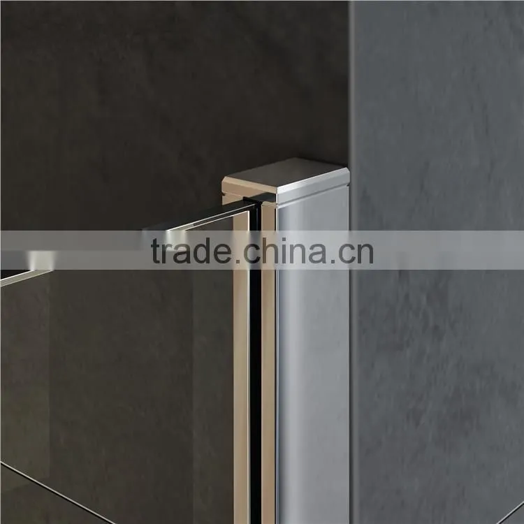 HSR02-90024 folding simple frameless shower screen