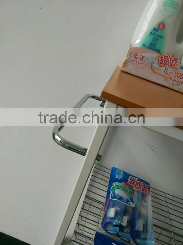 Kitchen Metal basket Dipaly rack vegatable and friuit storage Trolley