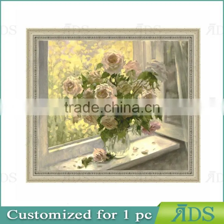 Designs Simple Flower Pot Canvas Vase Painting