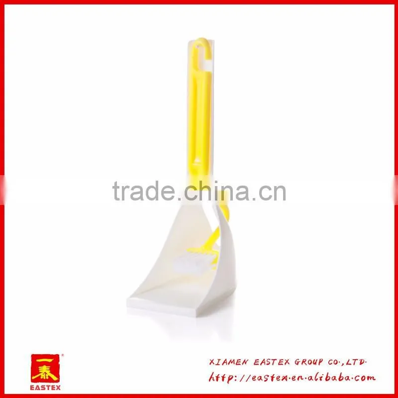 V shape toliet and edges cleaning brush with holder