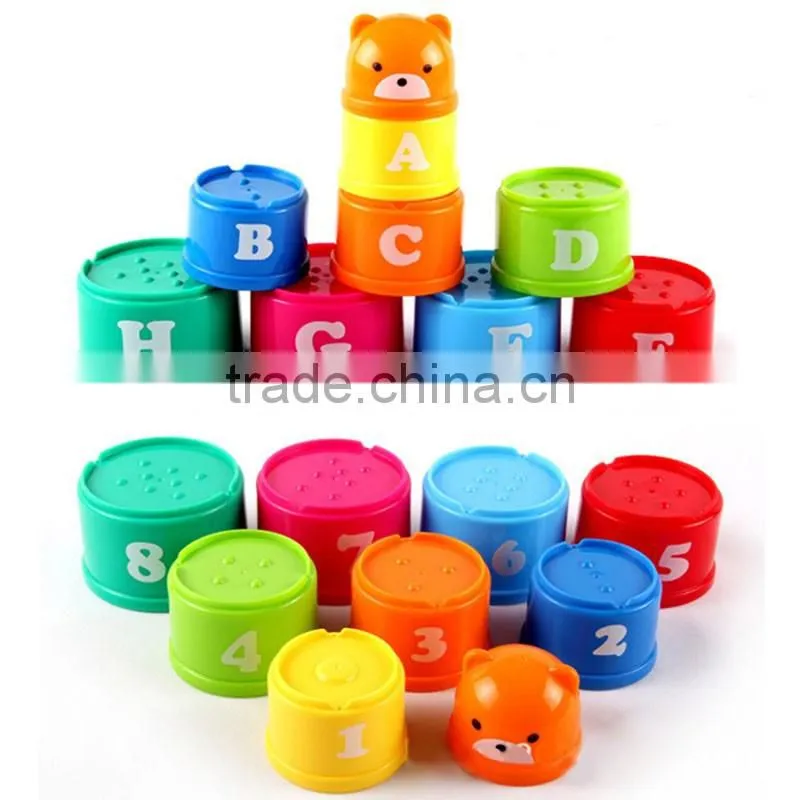 OEM Custom Kids Educational Toys Plastic Colorful Speed Stack Cups