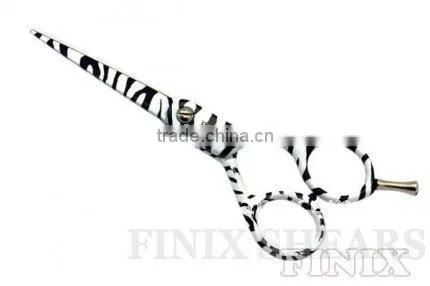 Zinc-Alloy Handled Customized Engraved Pattern Tattoo of Hair Scissors