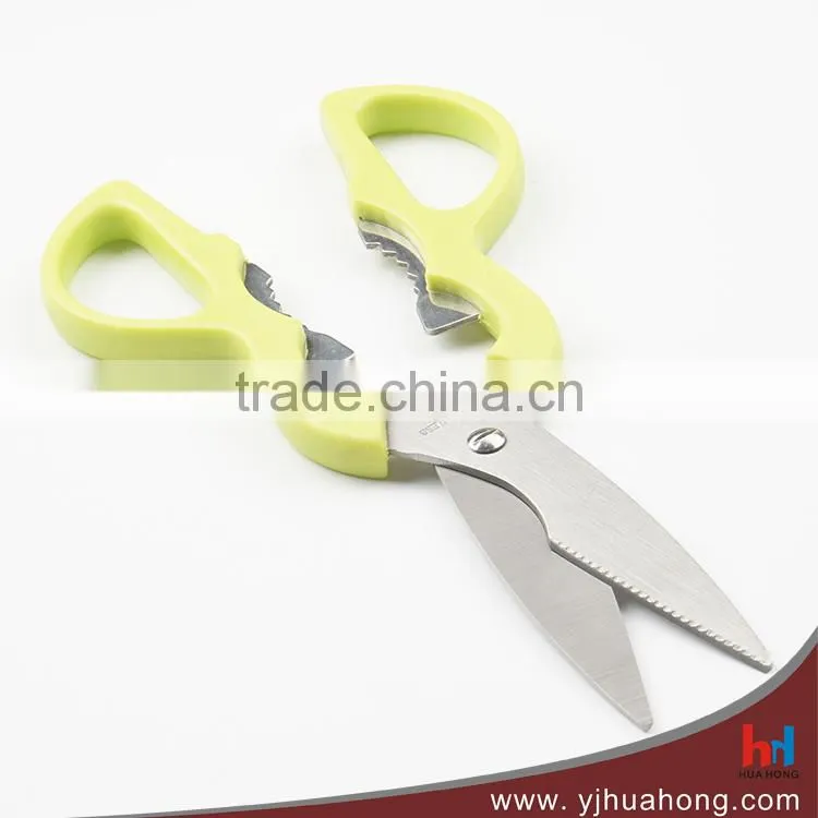 8" High Quality Stainless Steel Kitchen Scissors/Shears With Bottle Opener And Nut Cracker