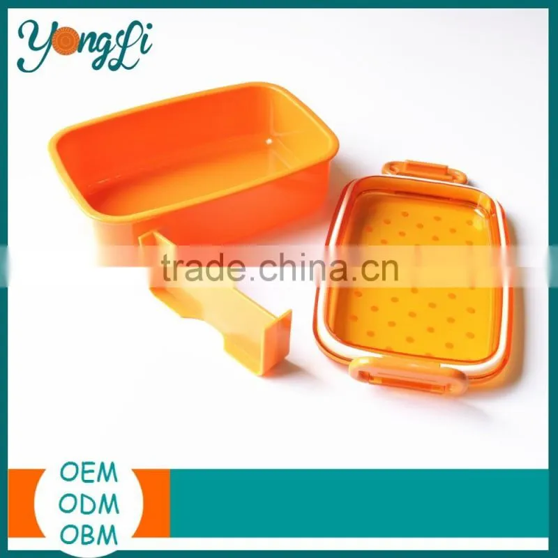 Microwave Food Container Plastic Eco-friendly Bento Box for Sale
