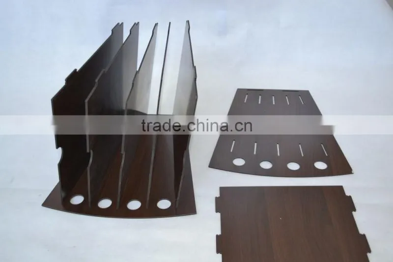 wooden office product stationery case