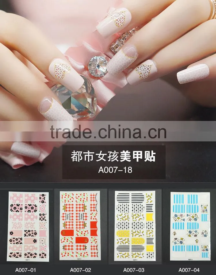 2D type OEM deco nail art sticker
