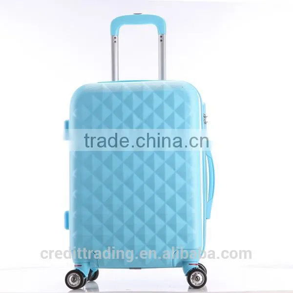 cheap pink abs luggage sets
