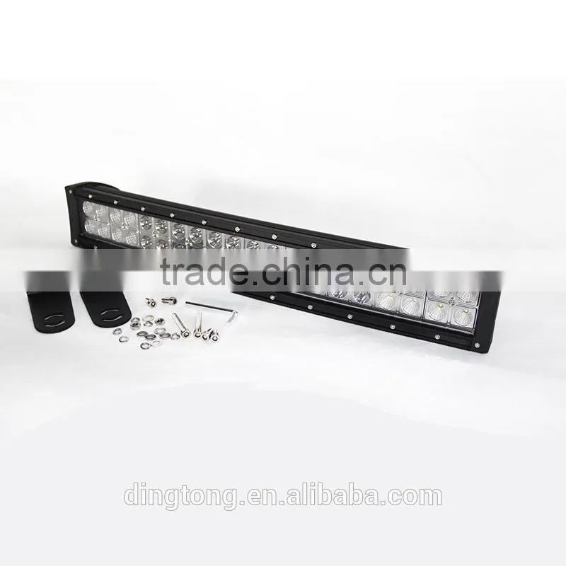 Curved 20 inch led light bar 120w 10-30v car roof light bar for jeep offroad truck