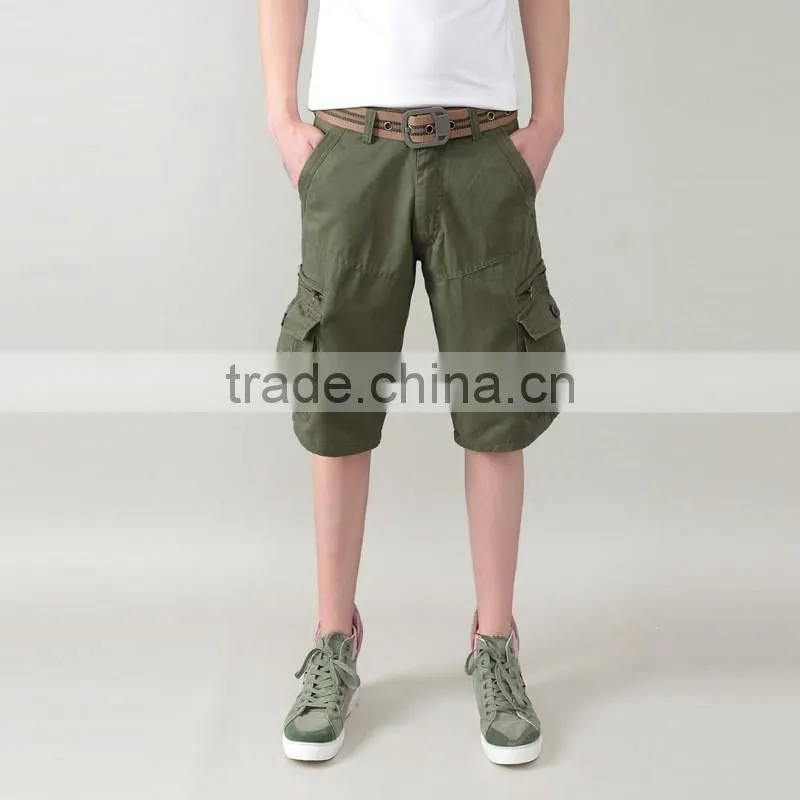 Hot sale large size men shorts pants wholesale cotton cargo pants men