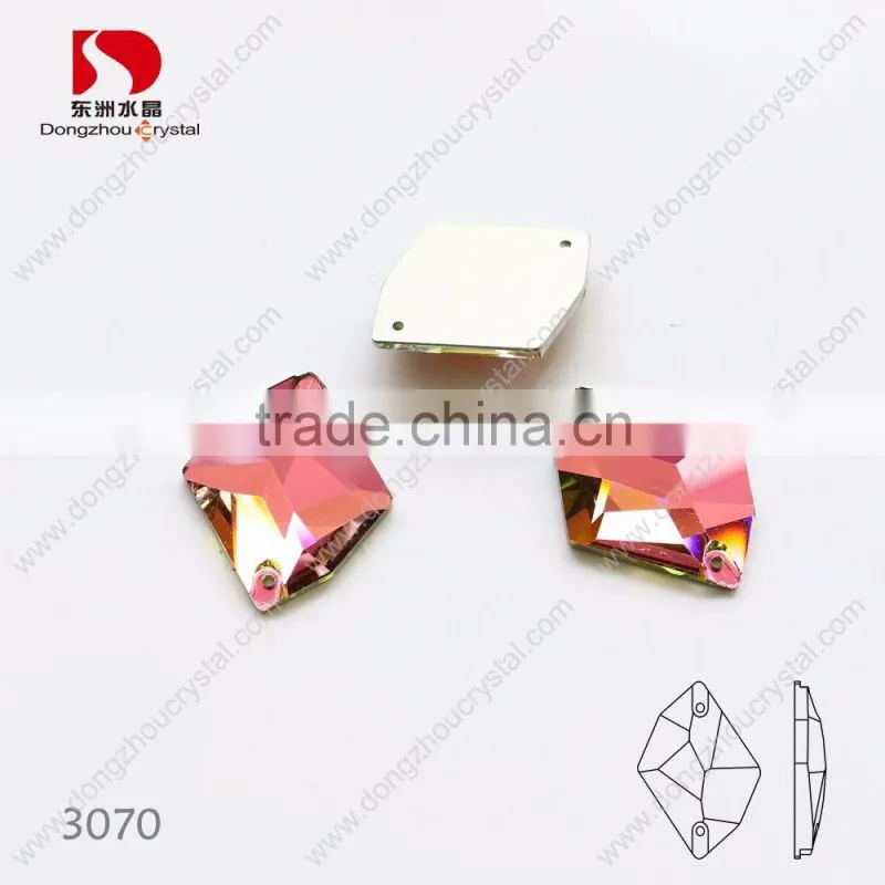 Special k5 crystal machine cut sewing on flatback stone tear drop rhinestones