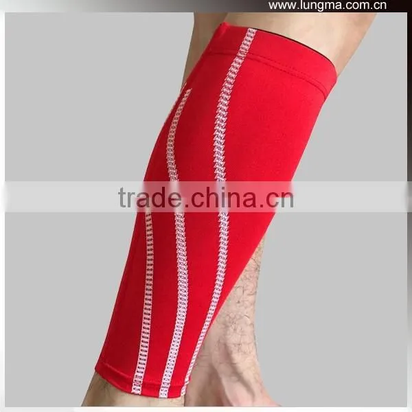 Sports Sublimation Printed Custom Calf Compression Knee Leg Sleeve