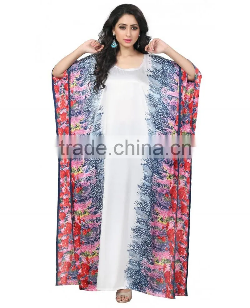 Custom 100% Polyester Print Beach Kaftan 2016/Woman Resort Wear from Alibaba India