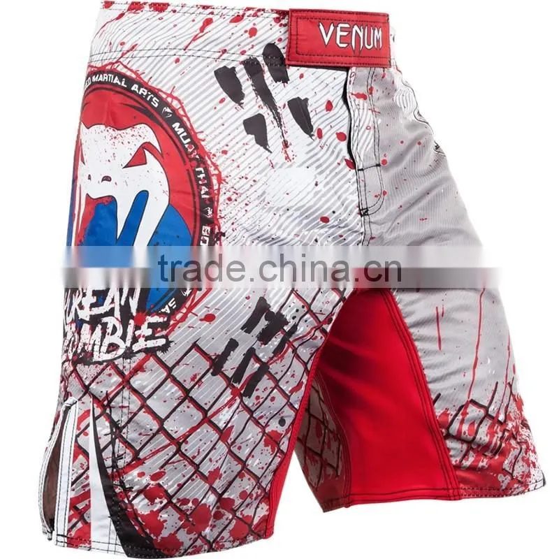 Custom cheap boxing short fight shorts with full sublimation printing