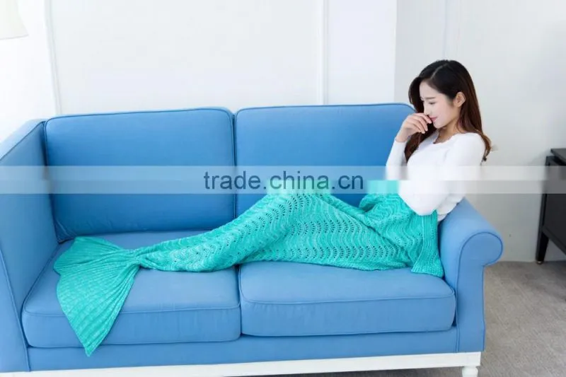 Custom Wholesale Sexy Girls Women Mermaid Tail Blanket