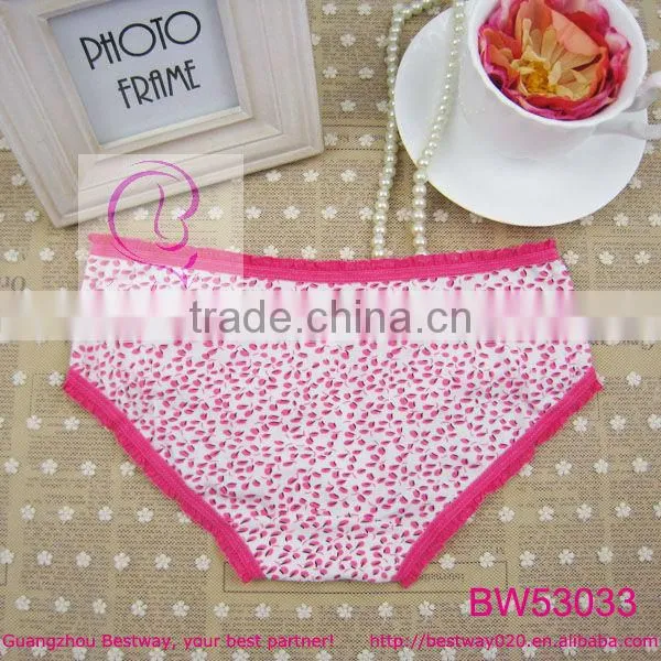Women sexy hot images mix color briefs with lace stock fashion dress lace briefs