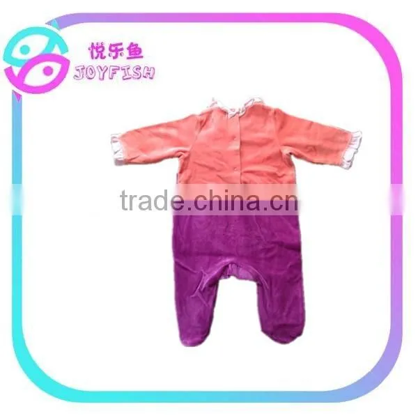 Velvet cute baby romper
