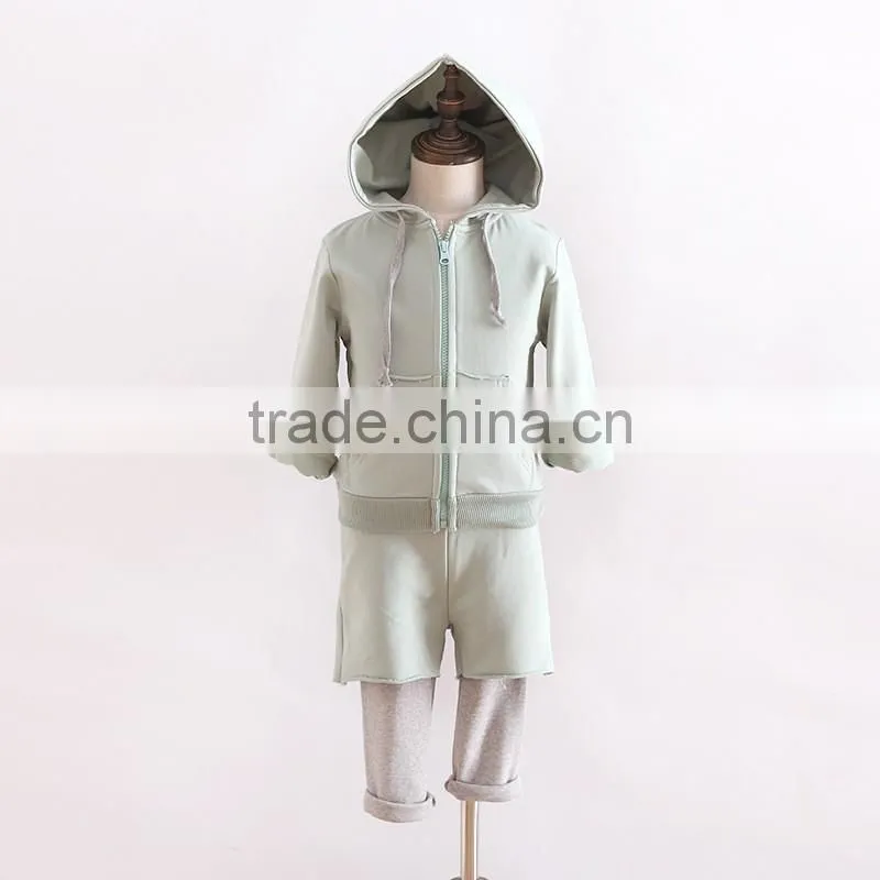 High quality european child garment cotton clothing children comfortable kids clothes set