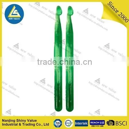 Knitting needle type sewing accessories crochet hook set in custom bag