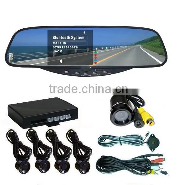 Bluetooth Rearview Mirror Car Kit BT-728SC4