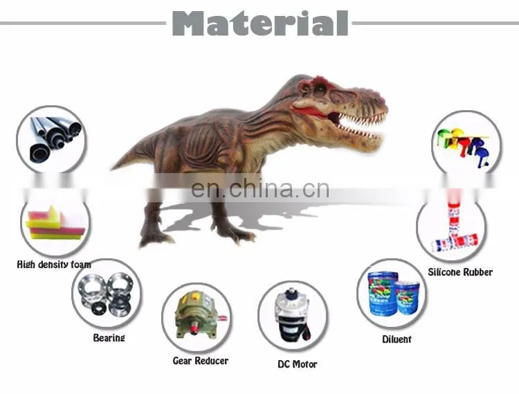 Amusement dinosaur animal rides for mall