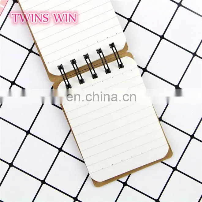 2018 China advertisement stationery wholesale high quality cute funny cactus design kraft paper covers notebook custom printing