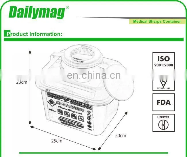 Safe Popular Sharp Container