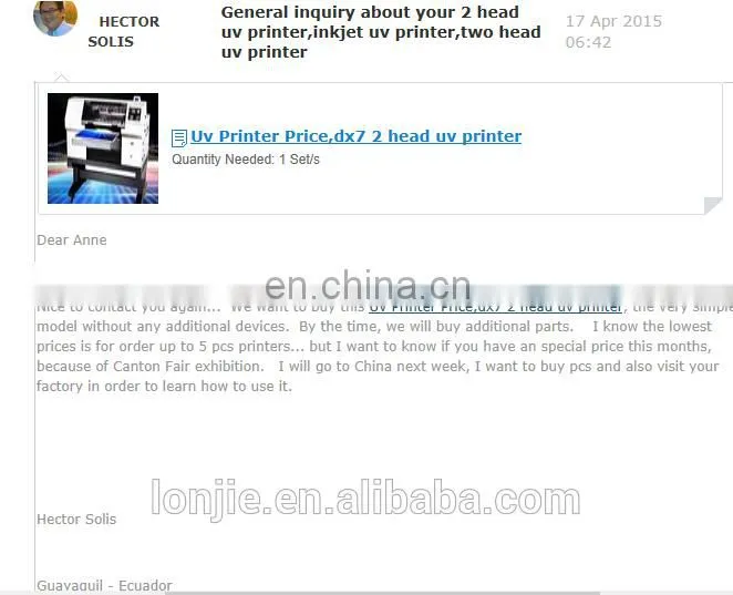 uv flatbed printer dx7 printer for wooden doors