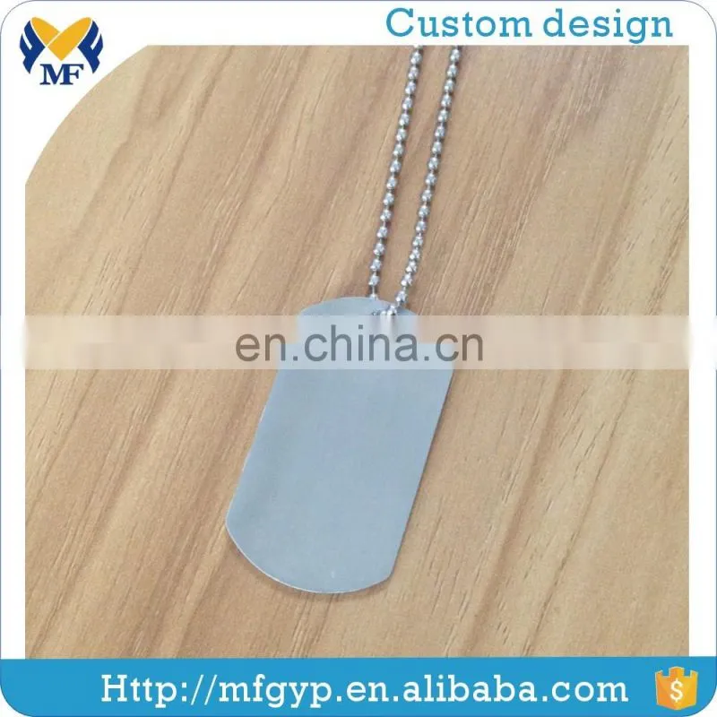 Gift item custom round dog tag with ring