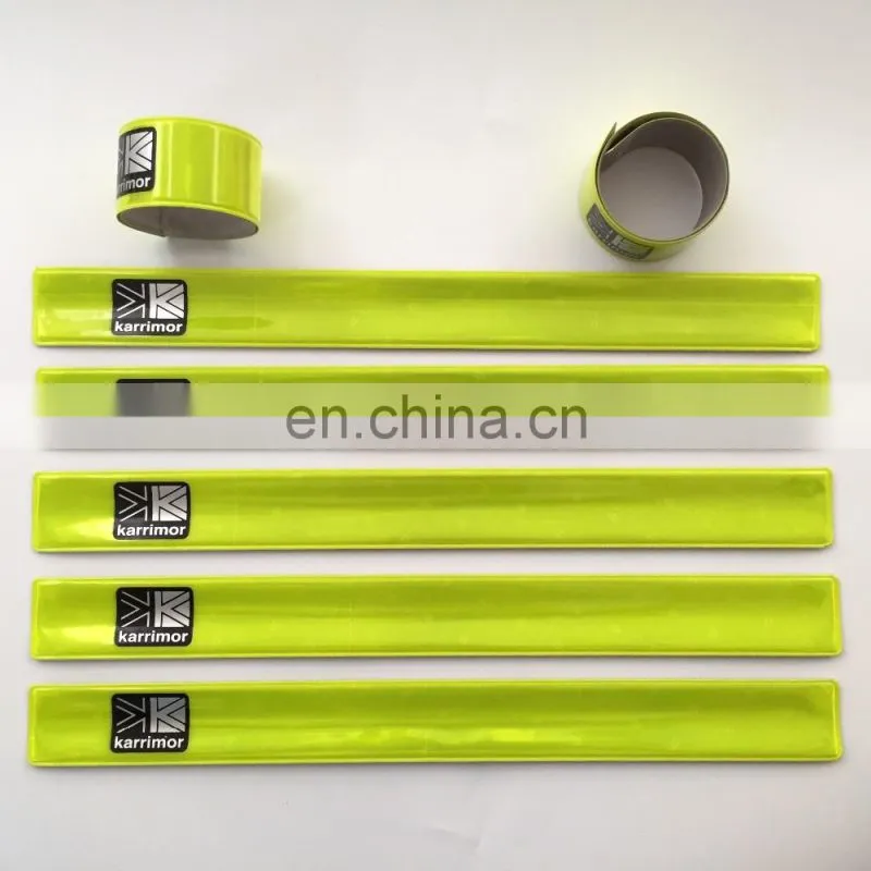 EN71 high visibility Reflective watch snap bracelet