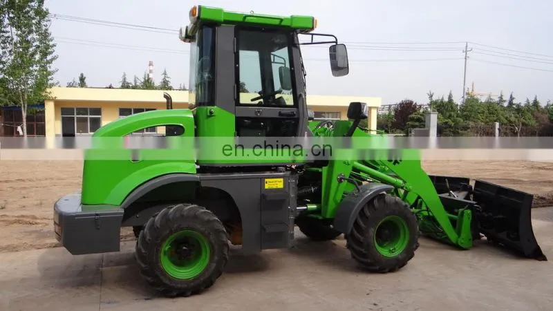 ZL10F 4x4WD wheel loader with V-snow blade