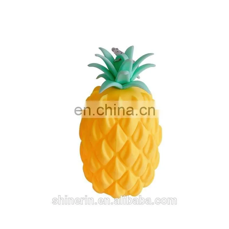 Portable Women Kids Cartoon Fruit Coin Purse Wallet Case Silicone Pineapple Key Bag Pouch