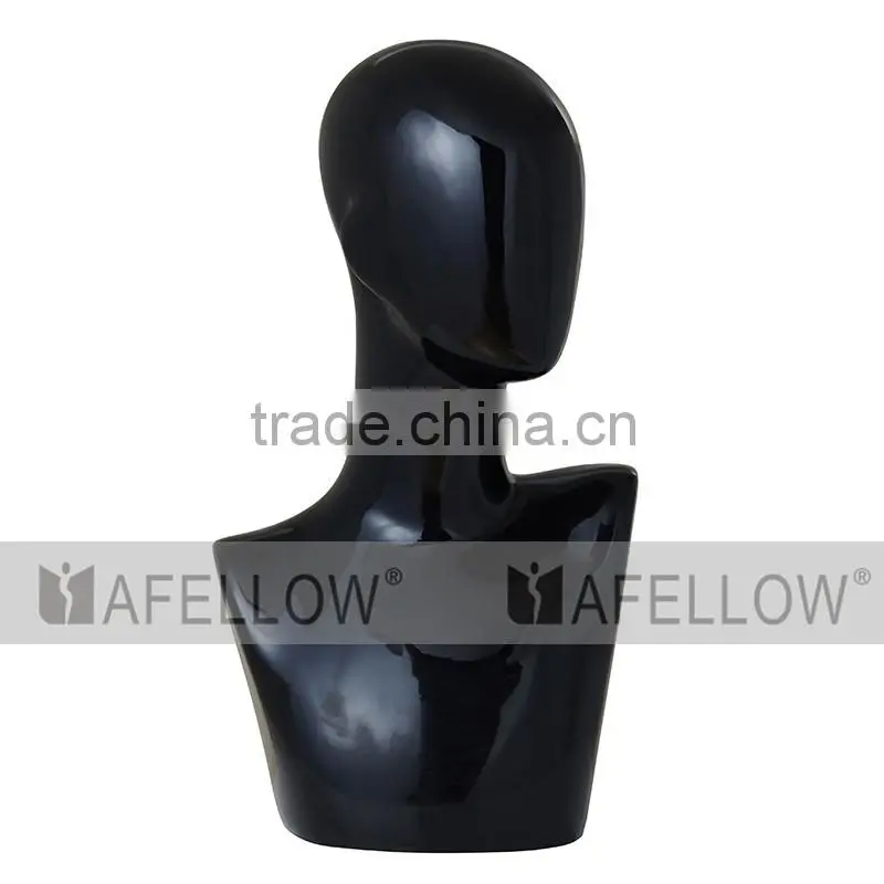 Plastic Head Mannequin White Blak Red Color can chosse cheap head H1086