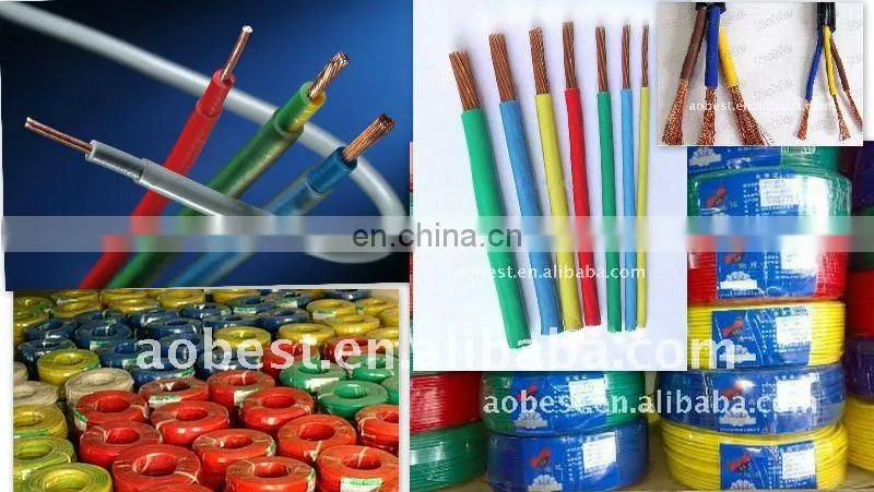 China Leading Manufacturer H05V-U H07V-U cable PVC Insulated non sheathed single core cable