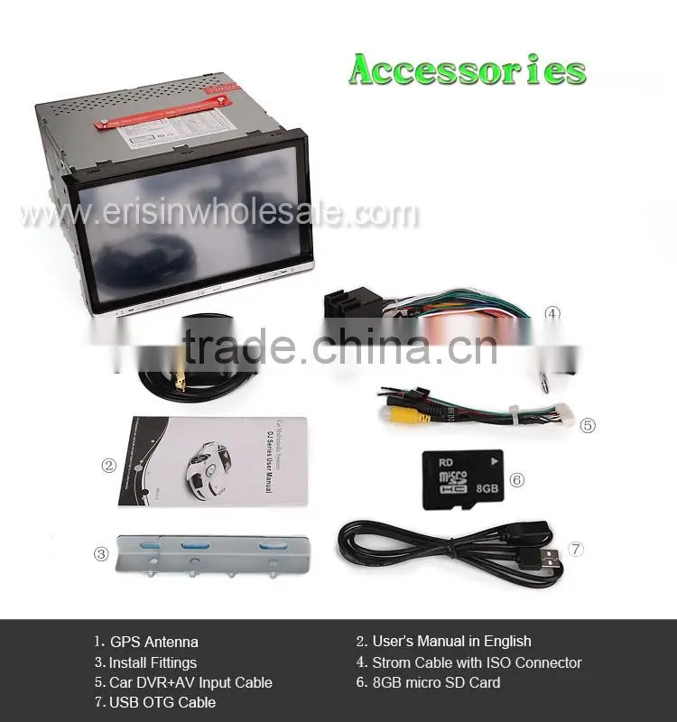 Erisin ES8020M 8" Cheap MTK Car Audio DVD GPS Navigation System