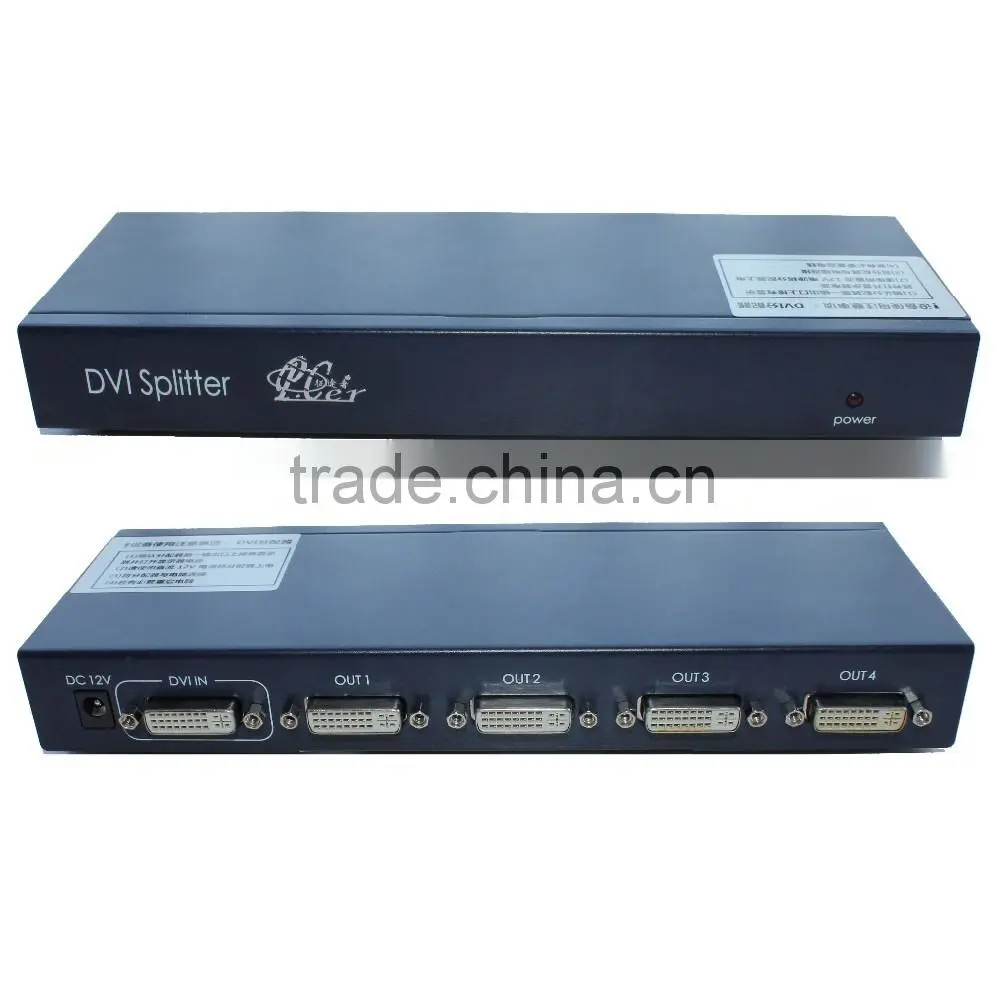 High quality 1 in to 8 out 1pcs to 8 monitors DVI Splitters