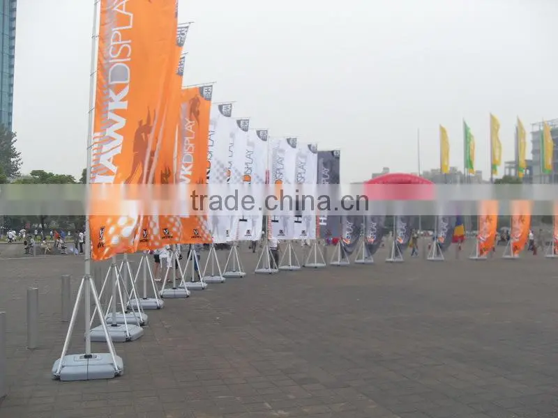 2016 Olympics colorful stand flags and banners