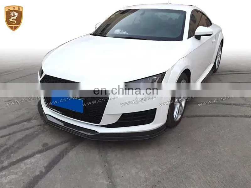 lips/spoiler/side skirts carbon fiber body kit for audi TT 2016