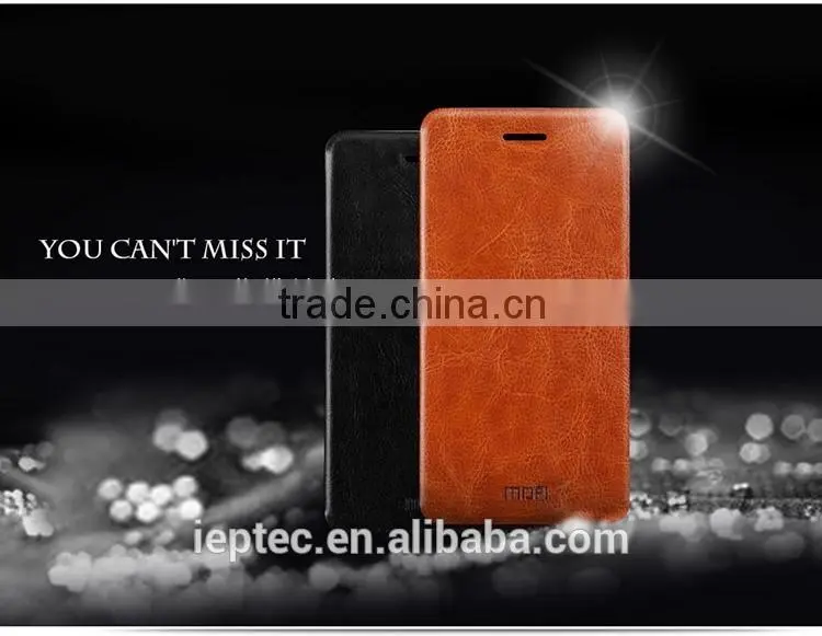 MOFi Wholesale Flip PU Leather Cell Phone Cover for OPPO A51, TPU Stand Back Cases