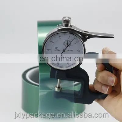 Silicone Pressure Sensitive Adhesive Green PET High Temperature Masking