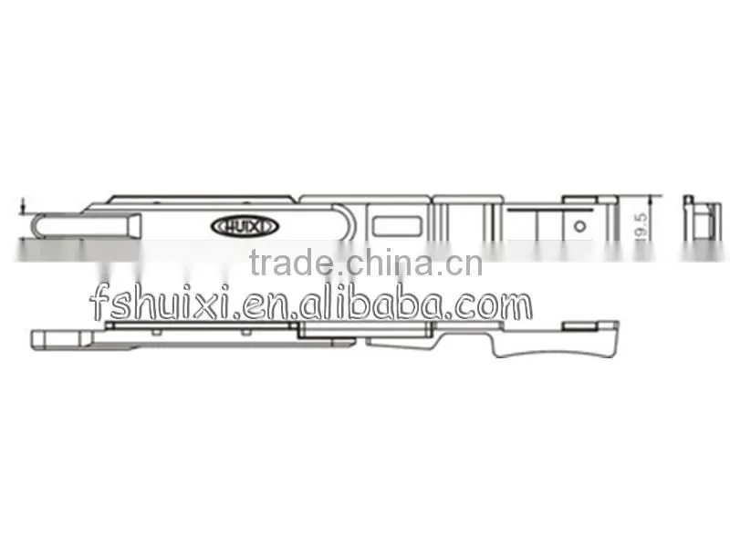 aluminium door flush bolts for double doors