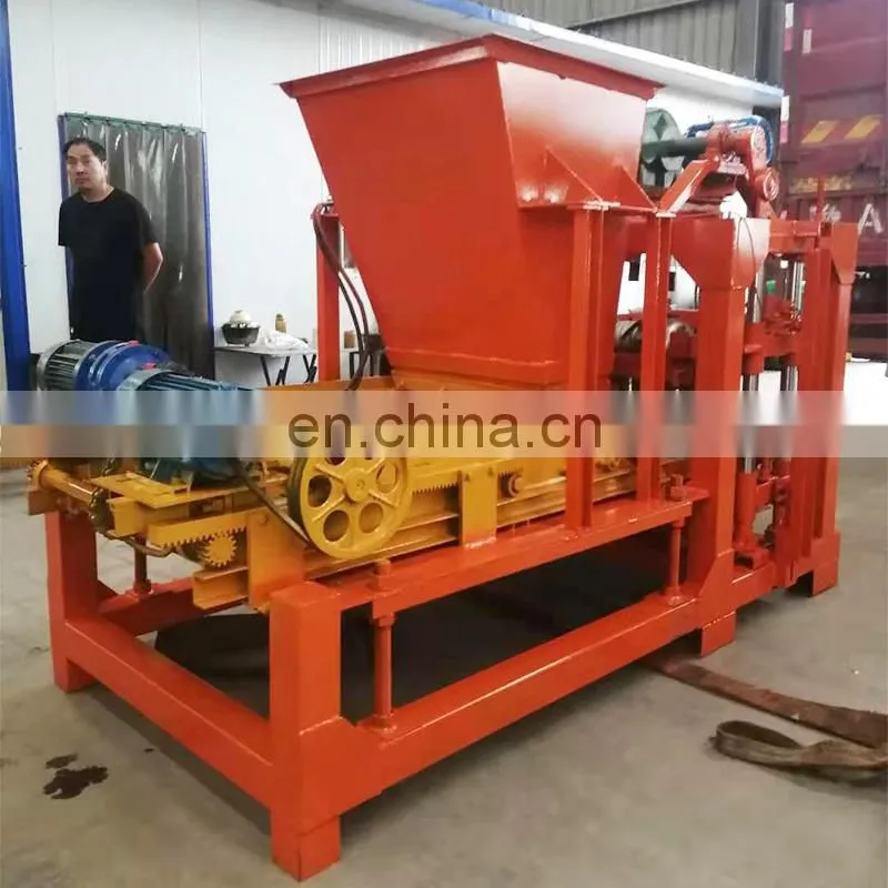 Automatic QT4-25 fully hollow block machine price list brick making machine price concrete block machine
