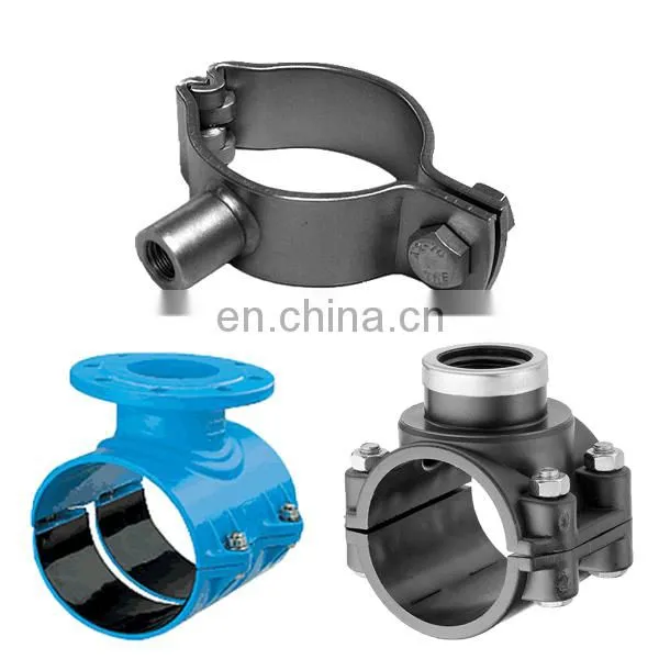 OEM cast iron hand water mist fire fighting equipment pipe clamp parts