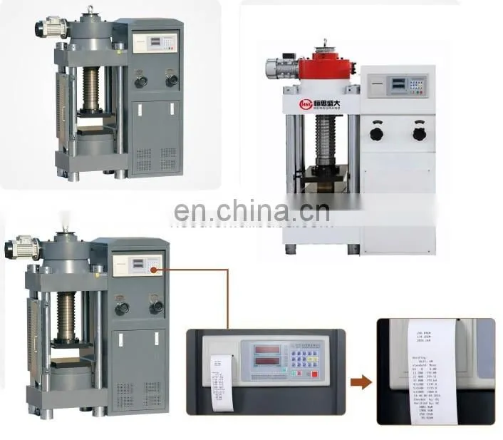 500kn 600kn 60ton 1000kn computer controlled hydraulic Manhole Cover Compression Testing Machine