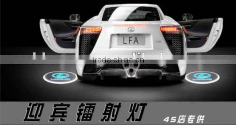 film changeable no drilling plus and play sticker LED car courtesy door light