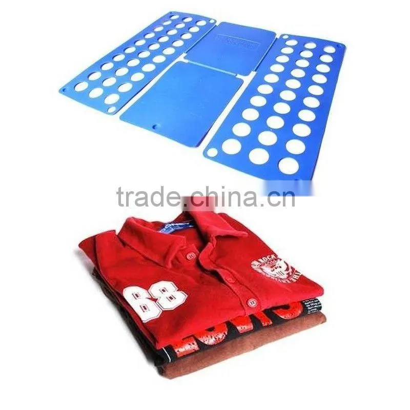 Automatic magic plastic shirt folder/household laundry flip folding shirt folder/adult clothes folding board shirt folder