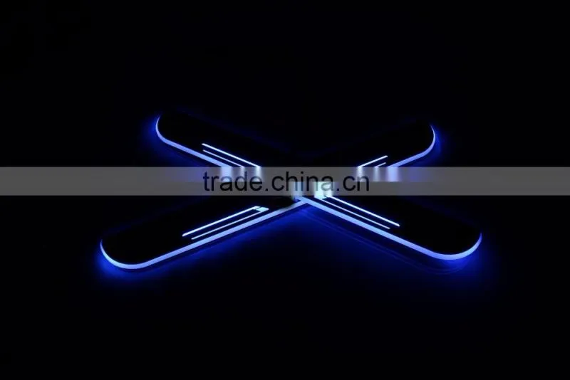 Hot seller led moving door scuff,LED moving door scuff sills plate light for BMW F30 F31 led door sills light