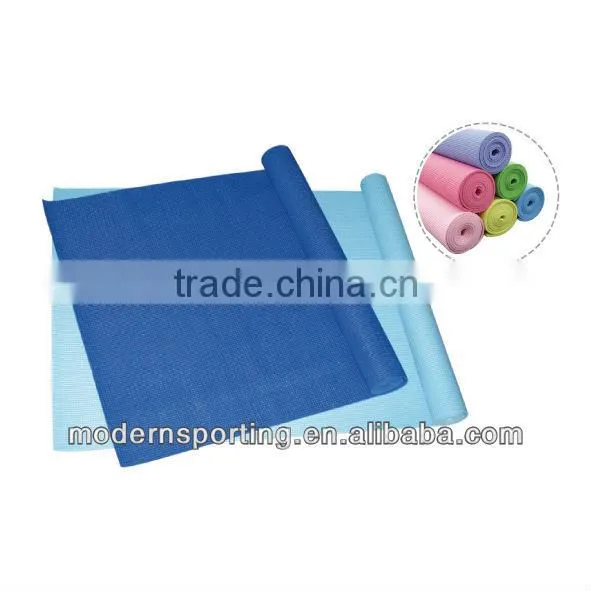 pvc non slip organic yoga mat