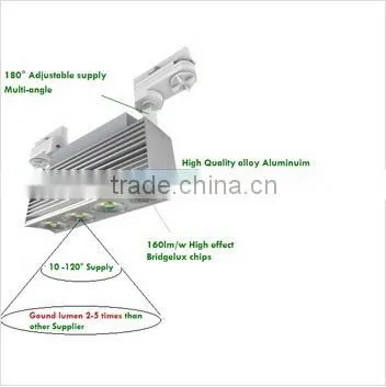 90W super light led track light saving power