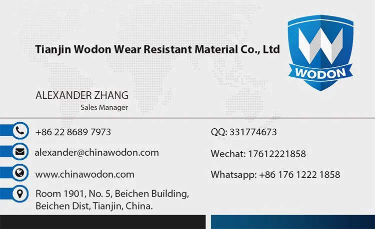 Wodon High quality surfacing welding abrasion resistant pipe and fittings